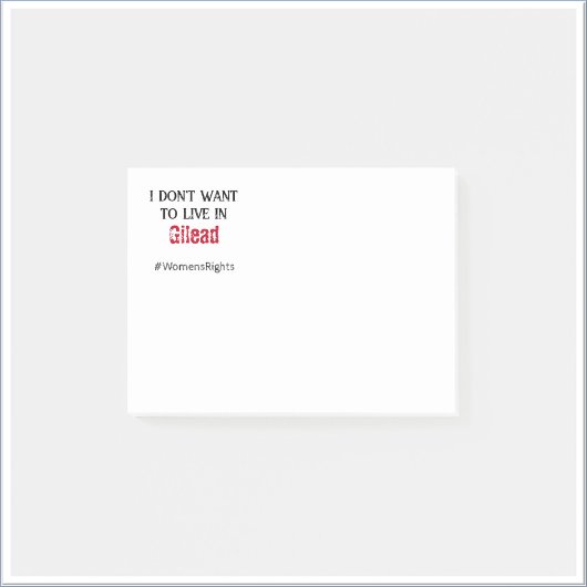 Post-it® Droits des femmes anti Gilead