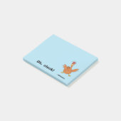 Post-it® Drôle Anxieux Poulet Poulet Amant De Poulet Oh Clu (Incliné)