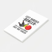 Post-it® Drôle cadeau Bowling Pour Hommes Femmes Cool Gauch (Incliné)