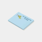 Post-it® Drôle cadeau pour enseignant Nom personnalisé Pois (Incliné)