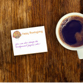 Post-it® Drôle, Caricature colorée Thanksgiving Turquie