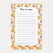 Post-it® Drôle Cartoon Cats Group Doodle (Devant)