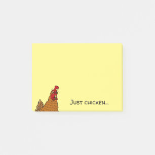 Post-it® Drôle Cartoon Chicken Pun cadeau pour le jardinier