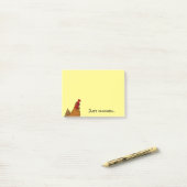 Post-it® Drôle Cartoon Chicken Pun cadeau pour le jardinier (Sur un bureau)