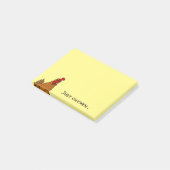 Post-it® Drôle Cartoon Chicken Pun cadeau pour le jardinier (Incliné)