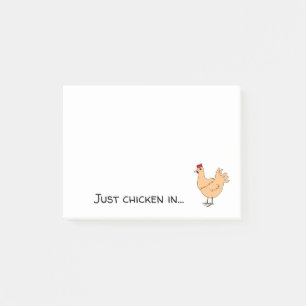 Post-it® Drôle Cartoon Poulet De Poulet De Poulet Amateur D