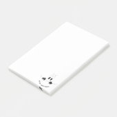 Post-it® Drôle Curiosity Yeux Sourire (Incliné)