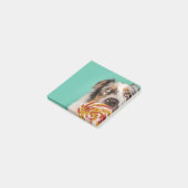 Post-it® Drôle de chien australian Shepherd avec Lolli (Incliné)