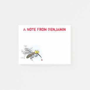 Post-it® Drôle dessin d'insecte moustique