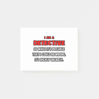 Post-it® Drôle détective .. Très improbable