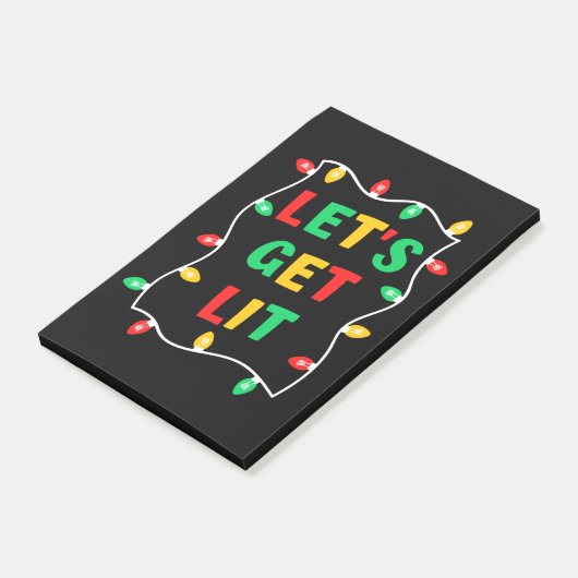 Post-it® Drôle Faisons-nous Lit Noël (Incliné)