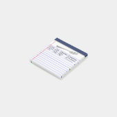 Post-it® Drôle Fourche Il Choix Multiples 3"X3" (Incliné)