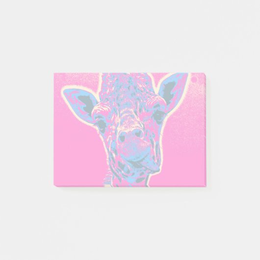 Post-it® Drôle Giraffe Sticking out son langue (Devant)