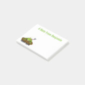 Post-it® Drôle grenouille attraper la mouche dessin de dess (Incliné)