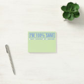 Post-it® Drôle "j'ai 100% ans" 4" raisonnable x3 " (Bureau)