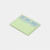 Post-it® Drôle "j'ai 100% ans" 4" raisonnable x3 " (Incliné)