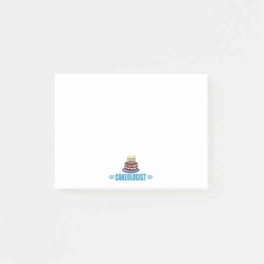 Post-it® Drôle j'aime le gâteau (Devant)