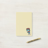 Post-it® Drôle mec Zombie (Sur un bureau)