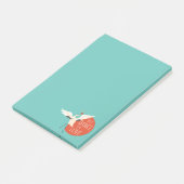 Post-it® Drôle message d'oiseau - Juste danser pour l'amour (Incliné)