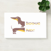 Post-it® Drôle mignon dachshund pour parent chien long (Bureau)