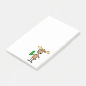 Post-it® Drôle Moose mangeant Picket Cartoon (Incliné)
