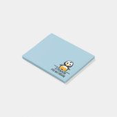 Post-it® Drôle Penguin Ate Mon Cerveau Graphique (Incliné)