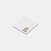 Post-it® Drôle Penguin Ate My Cerveau mignon Graphique (Incliné)