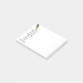 Post-it® Drôle Retraite Ne rien faire Ne pas se faire attra (Incliné)