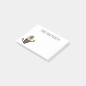 Post-it® Drôle singe-singe macaque à queue de lion (Incliné)