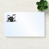 Post-it® Drums Musique Design bleu (Bureau)