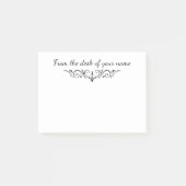 Post-it® Du bureau de (Devant)