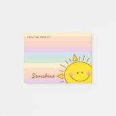 Post-it® Du bureau de Cute Little Rainbow Sunshine (Devant)