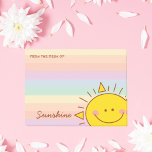 Post-it® Du bureau de Cute Little Rainbow Sunshine<br><div class="desc">Du bureau de mignon Little Rainbow Sunshine Post-it Notes</div>