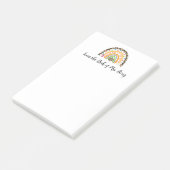 Post-it® Du bureau de l'enseignant Rainbow moderne (Incliné)