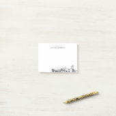 Post-it® Du bureau de Mesa Skyline Personnalisé (Sur un bureau)