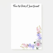 Post-it® Du bureau de Personal Rose Post-It Notes (Devant)