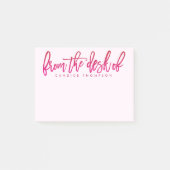 Post-it® Du Bureau De Personnalisé (Devant)