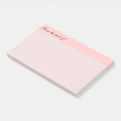 Post-it® Du Bureau De Rose (Incliné)