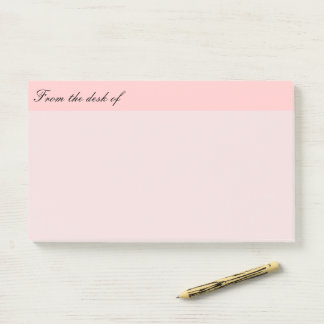 Post-it® Du Bureau De Rose