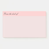Post-it® Du Bureau De Rose (Devant)