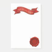 Post-it® Du bureau des notes de post-it de Père Noël (Devant)