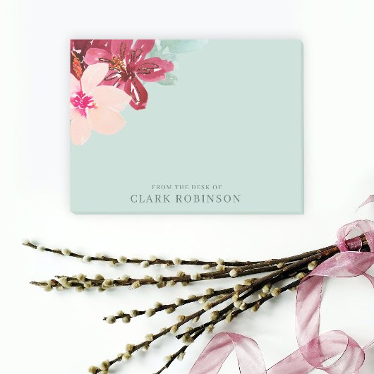 Post-it® Du Bureau Du Bouquet Aquarellé Branché