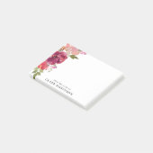 Post-it® Du Bureau Du Bouquet D'Aquarelle Romantique (Incliné)