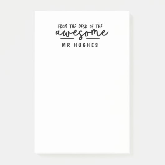 Post-it® Du bureau du cadeau lumineux de professeur (Devant)