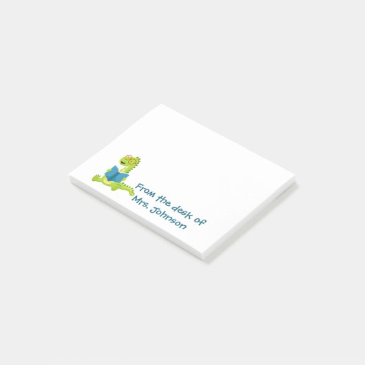 Post-it® Du bureau du lecteur Dino de l'enseignant élémenta (Incliné)