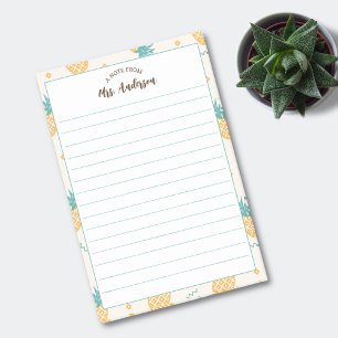 Post-it® Du Bureau Du Mignonne Motif D'Ananas Fille