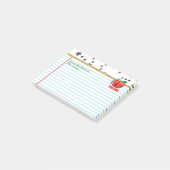 Post-it® Du bureau du nom | Apple de professeur (Incliné)