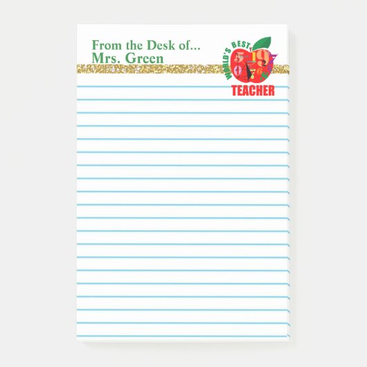 Post-it® Du bureau du nom personnalisé par Apple de (Devant)