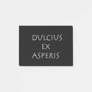 Post-it® Dulcius ex asperis