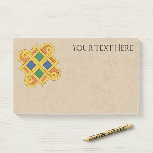 Post-it® Durrow Knotwork 2016 (Sur un bureau)